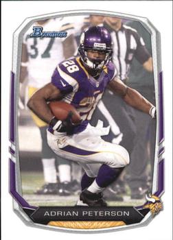 2013 Bowman #1 Adrian Peterson Front