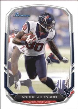 2013 Bowman #15 Andre Johnson Front