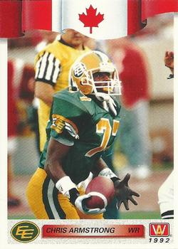 1992 All World CFL #120 Chris Armstrong Front