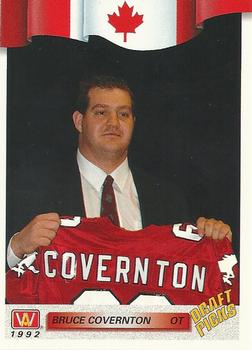1992 All World CFL #152 Bruce Covernton Front