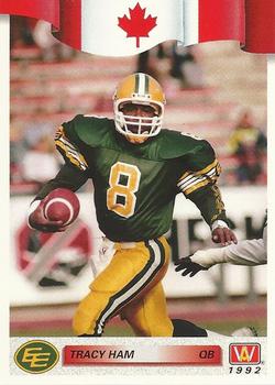 1992 All World CFL #18 Tracy Ham Front
