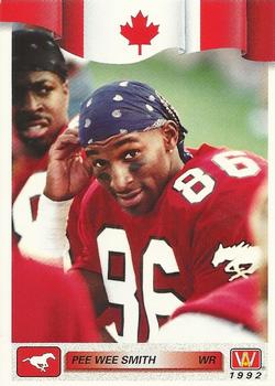 1992 All World CFL #49 Pee Wee Smith Front
