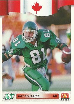 1992 All World CFL #84 Ray Elgaard Front