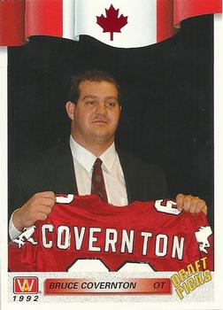 1992 All World CFL - Foil #152 Bruce Covernton Front