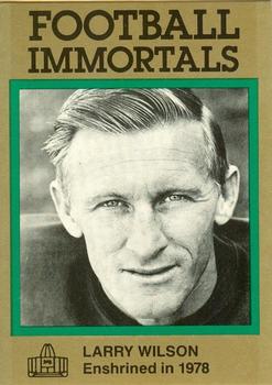 1985-88 Football Immortals #127 Larry Wilson Front