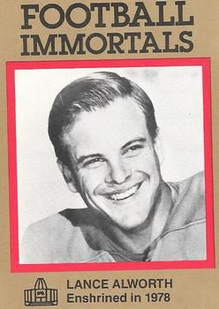 1985-88 Football Immortals #7 Lance Alworth Front