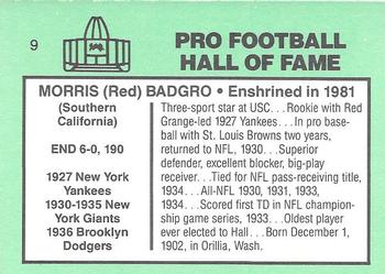 1985-88 Football Immortals #9 Morris 