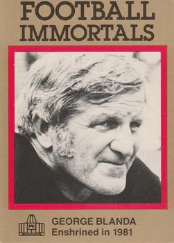 1985-88 Football Immortals #17 George Blanda Front