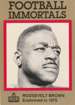 1985-88 Football Immortals #20 Roosevelt Brown Front