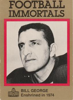 1985-88 Football Immortals #24 Bill George Front