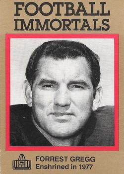 1985-88 Football Immortals #45 Forrest Gregg Front