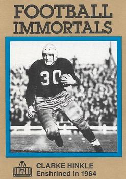 1985-88 Football Immortals #54 Clarke Hinkle Front