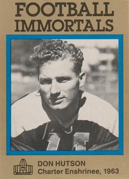 1985-88 Football Immortals #59 Don Hutson Front