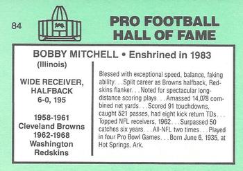 1985-88 Football Immortals #84 Bobby Mitchell Back