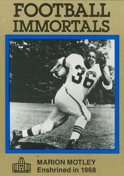 1985-88 Football Immortals #87 Marion Motley Front