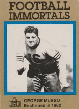 1985-88 Football Immortals #88 George Musso Front