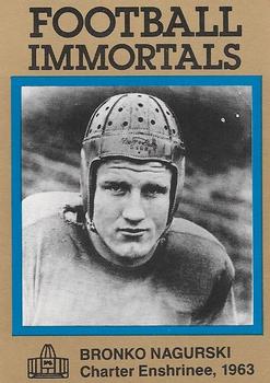 1985-88 Football Immortals #89 Bronko Nagurski Front