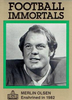 1985-88 Football Immortals #94 Merlin Olsen Front