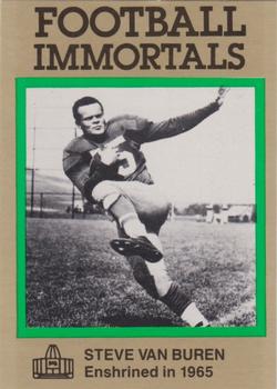 1985-88 Football Immortals #122 Steve Van Buren Front