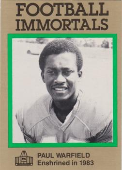 1985-88 Football Immortals #123 Paul Warfield Front