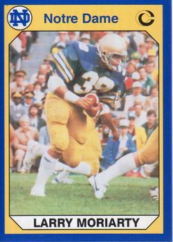 1990 Collegiate Collection Notre Dame #62 Larry Moriarty Front
