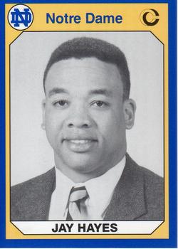 1990 Collegiate Collection Notre Dame #137 Jay Hayes Front