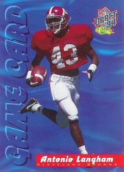 1994 Classic NFL Draft - Game Cards #GC5 Antonio Langham Front