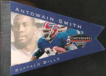 1998 Playoff Contenders - Pennants Blue Felt #11 Antowain Smith Front