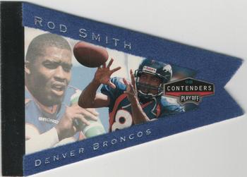 1998 Playoff Contenders - Pennants Blue Felt #31 Rod Smith Front