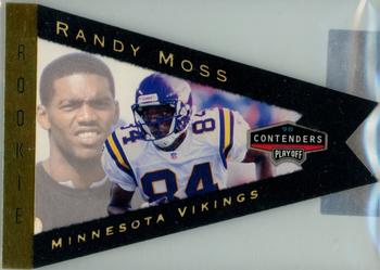 1998 Playoff Contenders - Pennants Gold Foil #55 Randy Moss Front