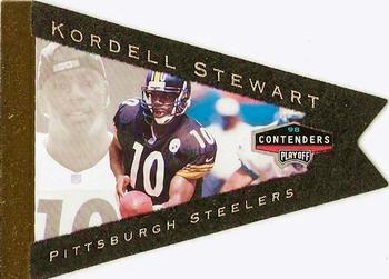 1998 Playoff Contenders - Pennants Gold Foil #76 Kordell Stewart Front