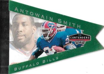 1998 Playoff Contenders - Pennants Green Felt #11 Antowain Smith Front