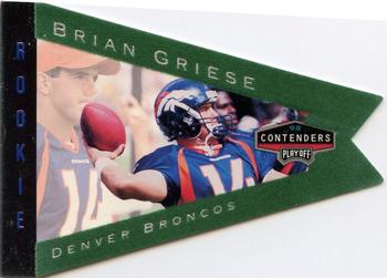 1998 Playoff Contenders - Pennants Green Felt #27 Brian Griese Front