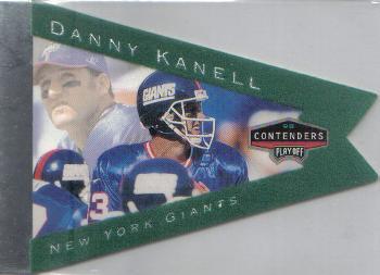 1998 Playoff Contenders - Pennants Green Felt #63 Danny Kanell Front