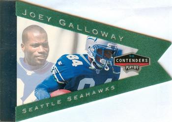 1998 Playoff Contenders - Pennants Green Felt #86 Joey Galloway Front