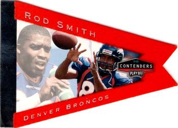 1998 Playoff Contenders - Pennants Orange Felt #31 Rod Smith Front