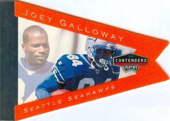 1998 Playoff Contenders - Pennants Orange Felt #86 Joey Galloway Front