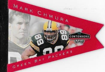 1998 Playoff Contenders - Pennants Red Felt #36 Mark Chmura Front