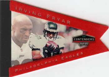 1998 Playoff Contenders - Pennants Red Felt #72 Irving Fryar Front