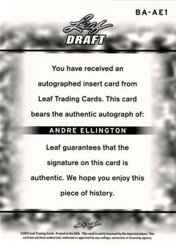 2013 Leaf Metal Draft #BA-AE1 Andre Ellington Back