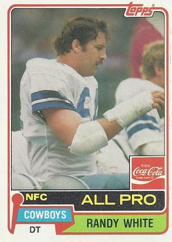 1981 Topps Coca-Cola Dallas Cowboys #11 Randy White Front