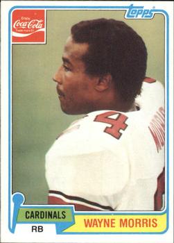 1981 Topps Coca-Cola St. Louis Cardinals #9 Wayne Morris Front