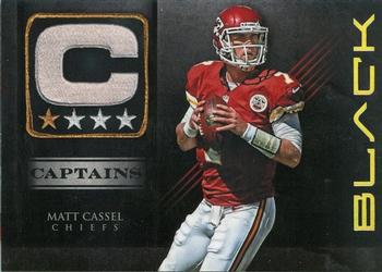 2012 Panini Black - Captains #10 Matt Cassel Front