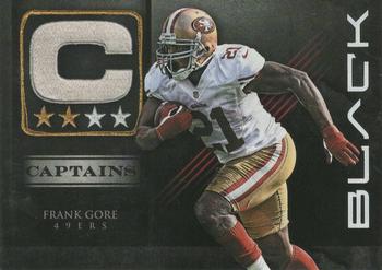 2012 Panini Black - Captains #19 Frank Gore Front
