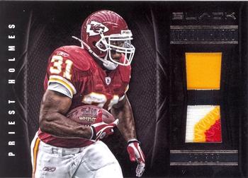 2012 Panini Black - NFL Equipment Combos Prime #69 Priest Holmes Front