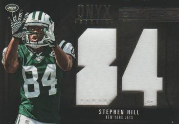 2012 Panini Black - Onyx Rookie Materials Jumbo Prime Jersey Number #15 Stephen Hill Front