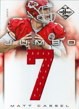 2012 Panini Limited - Jumbo Jerseys Jersey Number #15 Matt Cassel Front