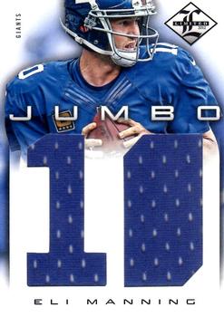2012 Panini Limited - Jumbo Jerseys Jersey Number #21 Eli Manning Front