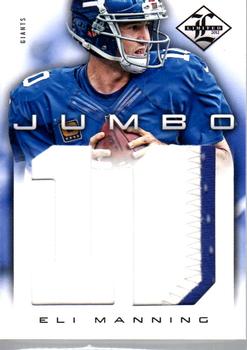 2012 Panini Limited - Jumbo Jerseys Prime #21 Eli Manning Front