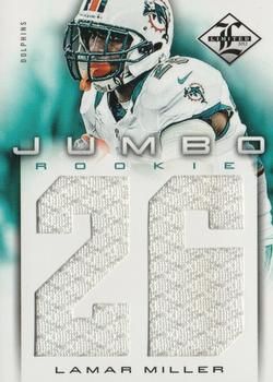 2012 Panini Limited - Rookie Jumbo Jerseys Jersey Number #12 Lamar Miller Front